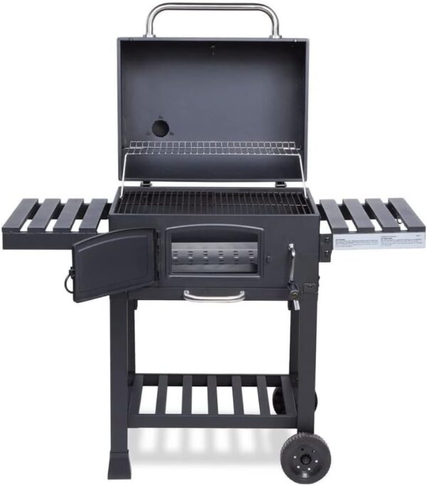 CosmoGrill Outdoor XL Smoker Barbecue Charcoal Portable BBQ Grill - Image 4