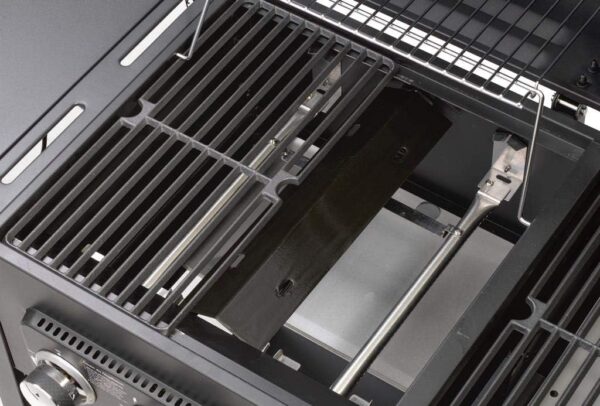 CosmoGrill Hybrid 4 Burner Barbecue DUO Dual Fuel BBQ 3+1 Gas Grill & Charcoal Smoker BBQ Grill - Image 6