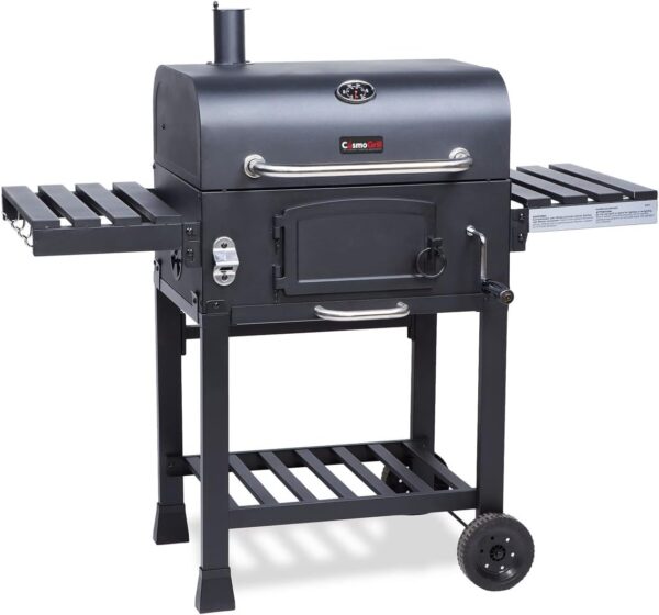 CosmoGrill Outdoor XL Smoker Barbecue Charcoal Portable BBQ Grill