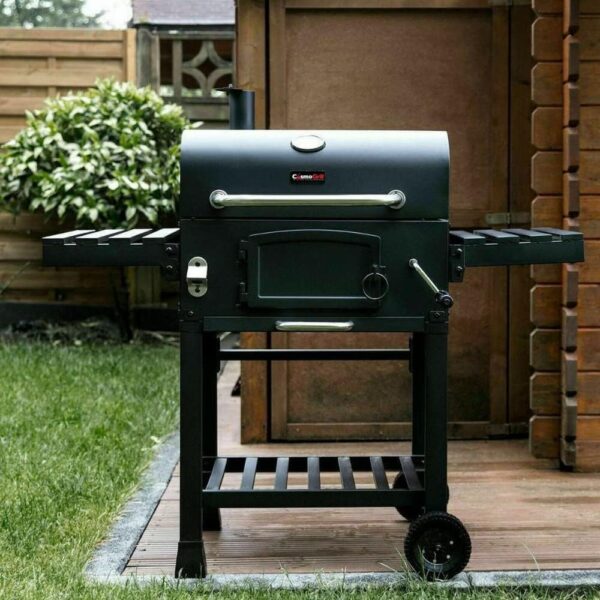 CosmoGrill Outdoor XL Smoker Barbecue Charcoal Portable BBQ Grill - Image 3