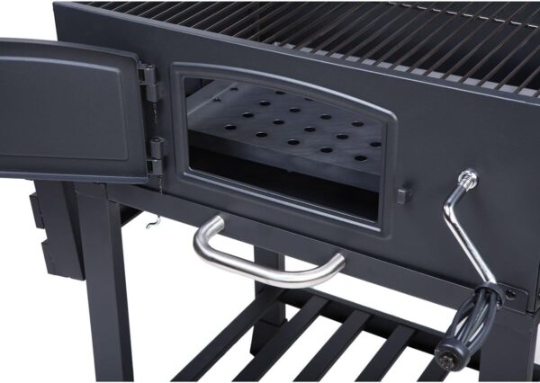 CosmoGrill Outdoor XL Smoker Barbecue Charcoal Portable BBQ Grill - Image 2