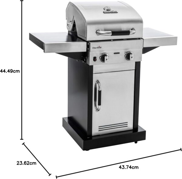 Char-Broil 140893 Advantage Series 225S - 2 Burner Gas Barbecue Grill - Image 5